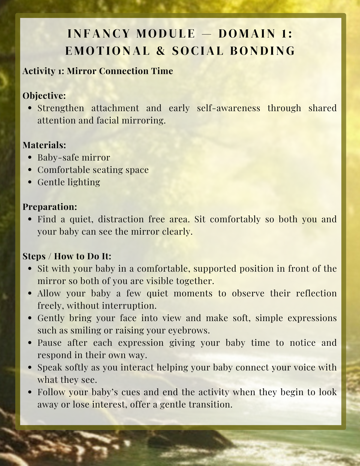 The Path Less Taken: Interactive Parent Guide for Natural Child Development