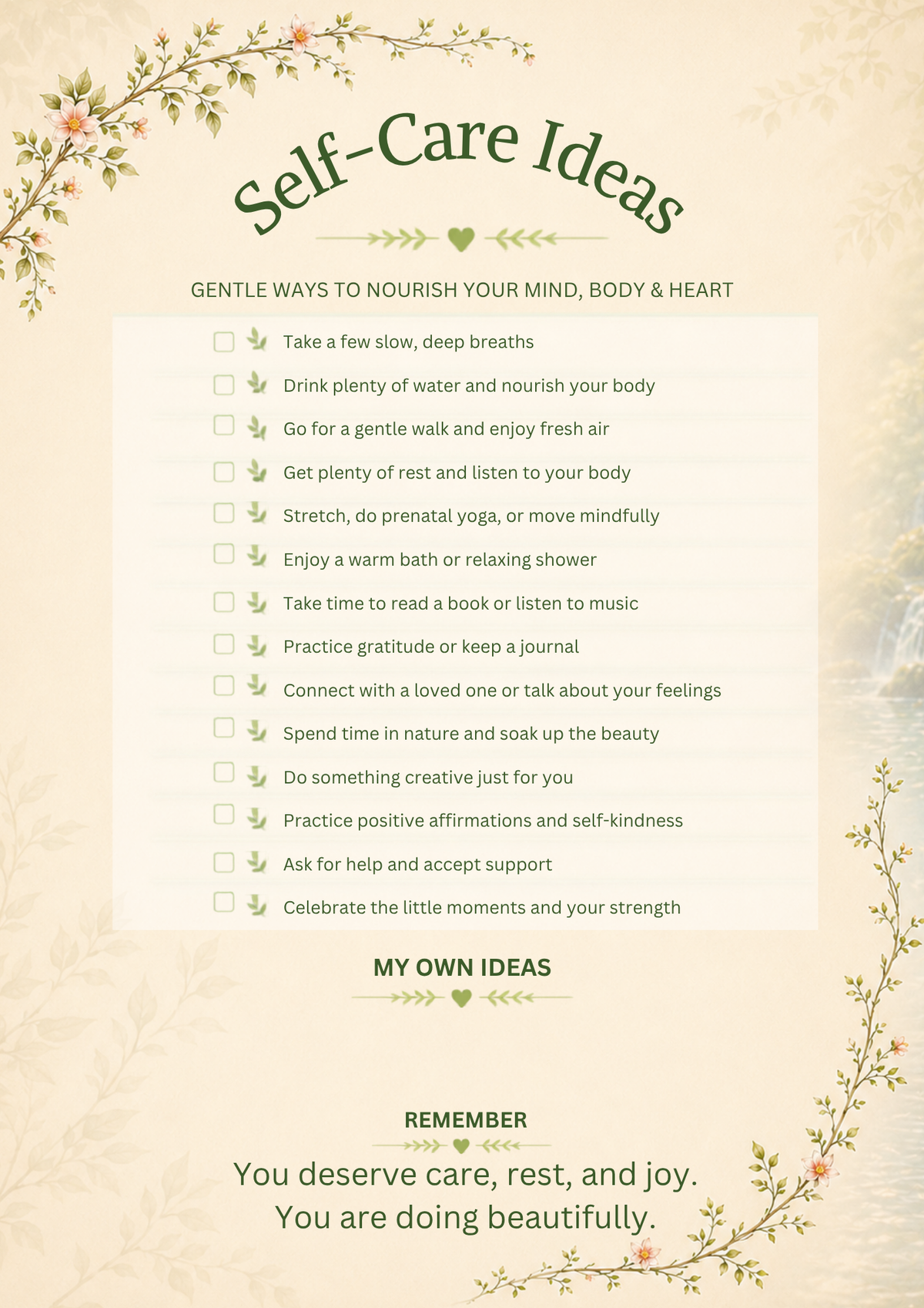 Rooted: A Grounded Wellness Guide for Pregnancy | Printable Pregnancy Wellness Workbook | Prenatal Self-Care Planner | Expecting Mom Gift | Holistic Pregnancy Journal | Digital Download PDF