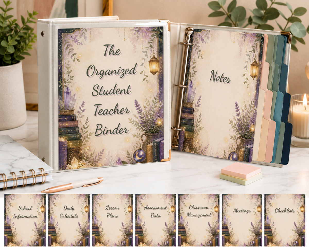 Student Teacher Binder Dividers | 70 Printable Covers