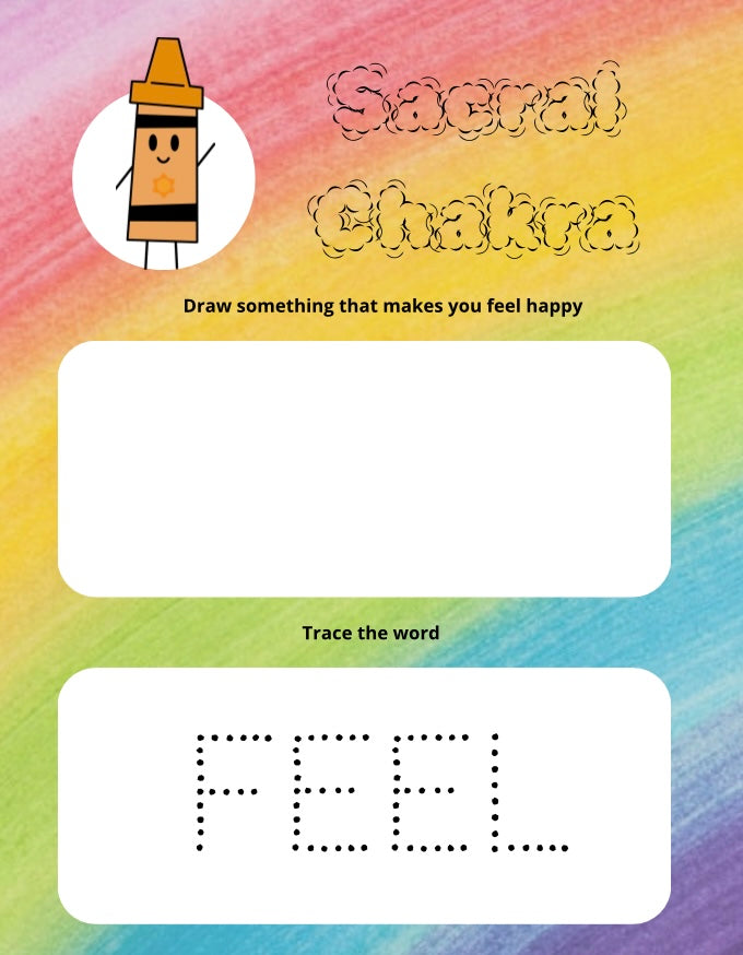 Kids Chakra Activities Bundle: SEL Mindfulness Worksheets (PDF Download) Ages 4-8